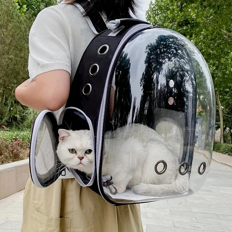 Mochila Espacial para Gatos y Mascotas