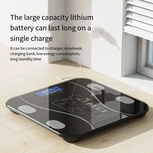 Balanza Inteligente Bluetooth con Análisis Corporal Completo