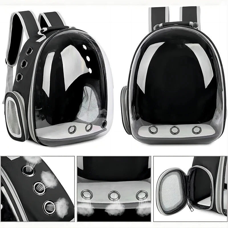 Mochila Espacial para Gatos y Mascotas