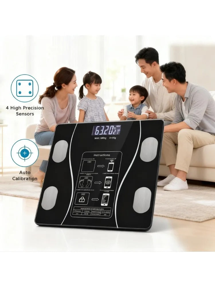 Balanza Inteligente Bluetooth con Análisis Corporal Completo